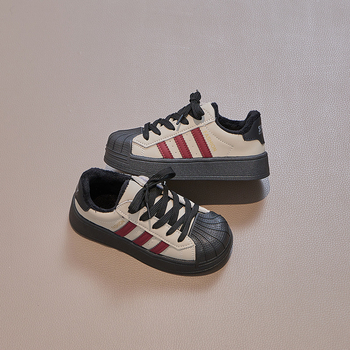 Детски спортни маратонки за ежедневието (горна част: микрофибърна кожа; подметка: гума; закопчаване: велкро; дишащи, леки, против хлъзгане)