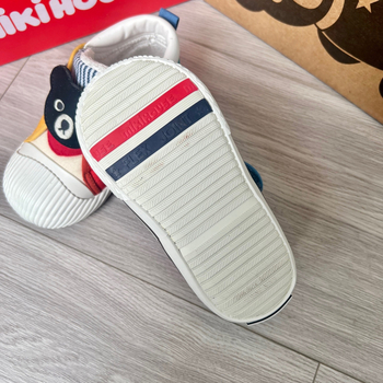 Детски платнени обувки с велкро, унисекс, за деца 1–3 години, вулканизирана гумена подметка