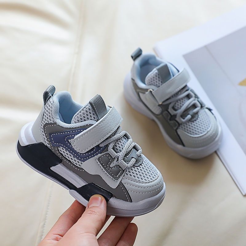 Dječje tenisice za bebe i malu djecu, mekani potplat, prozračan gornji dio od PU mreže, Velcro zatvarač, za uzrast 1–5 godina