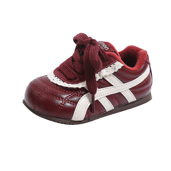 Dječje sportske tenisice, jesen 2025, unisex, mekana potplata, Velcro kopčanje, gornji dio od mikrovlakna, gumena potplat, Forrest Gump stil