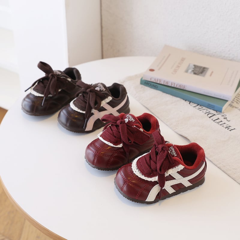 Dječje sportske tenisice, jesen 2025, unisex, mekana potplata, Velcro kopčanje, gornji dio od mikrovlakna, gumena potplat, Forrest Gump stil
