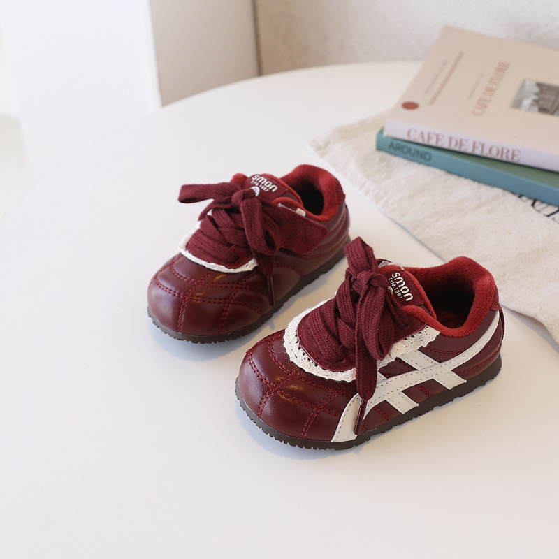 Dječje sportske tenisice, jesen 2025, unisex, mekana potplata, Velcro kopčanje, gornji dio od mikrovlakna, gumena potplat, Forrest Gump stil
