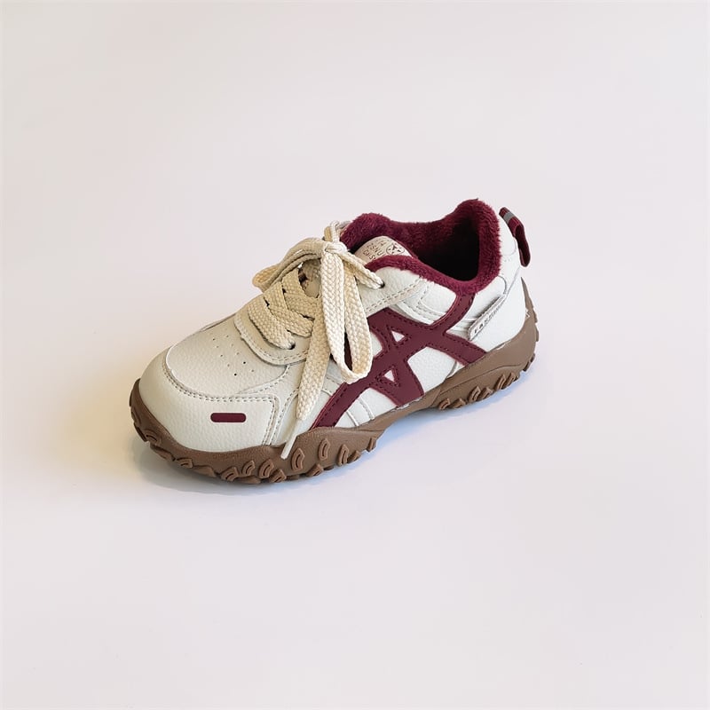 G3771 Dječje tenisice s tankim potplatom i Velcro zatvaračem, zimski korejski stil, unisex