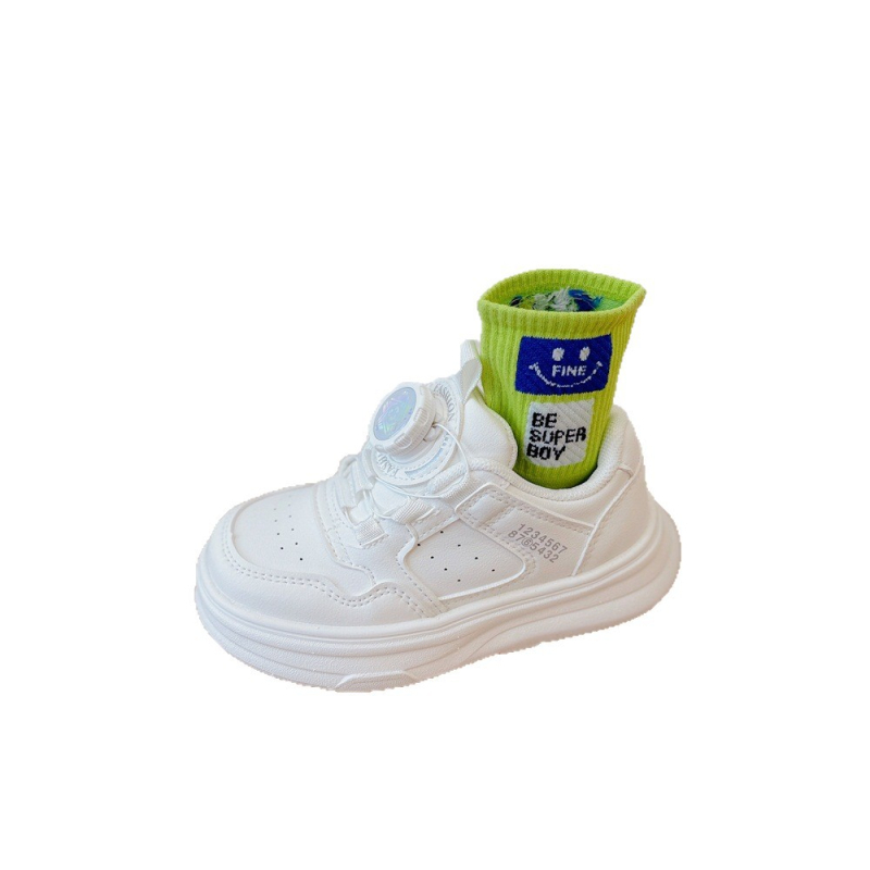 Dječje tenisice za jesen 2025, mekani potplat, udobne sportske casual tenisice, korejski stil, unisex, bijele niske tenisice