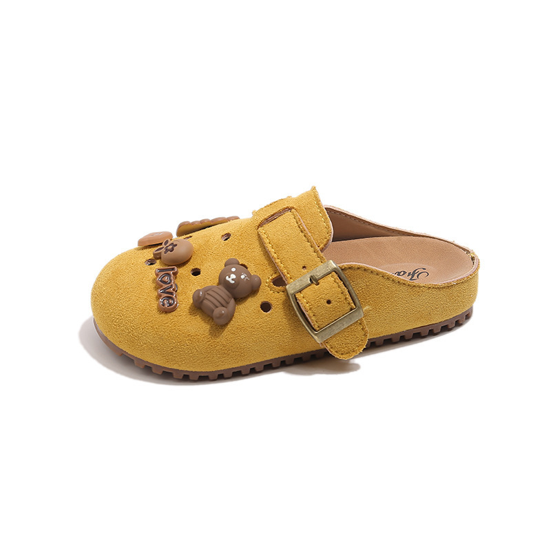 Dječje Birkenstock stil sandale s zatvorenim prstom, prozračne slip-on, ljeto 2025, korejskog stila