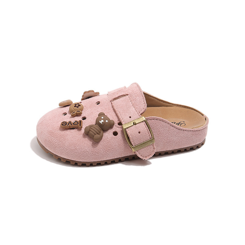 Dječje Birkenstock stil sandale s zatvorenim prstom, prozračne slip-on, ljeto 2025, korejskog stila
