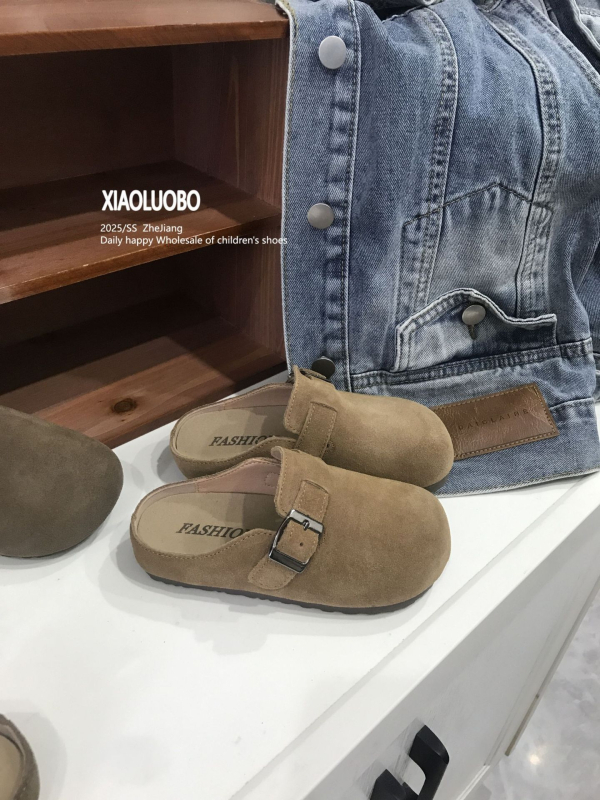 Dječje kožne Birkenstock stil slip-on sandale, jesen 2025, Unisex
