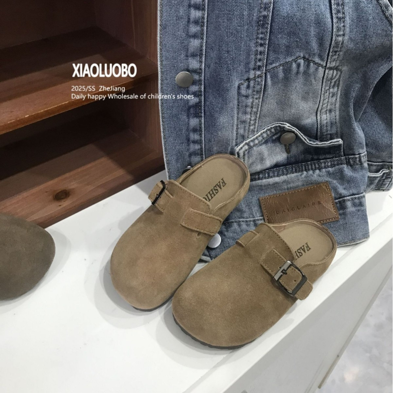 Dječje kožne Birkenstock stil slip-on sandale, jesen 2025, Unisex
