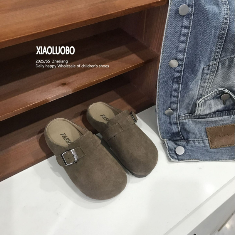 Dječje kožne Birkenstock stil slip-on sandale, jesen 2025, Unisex