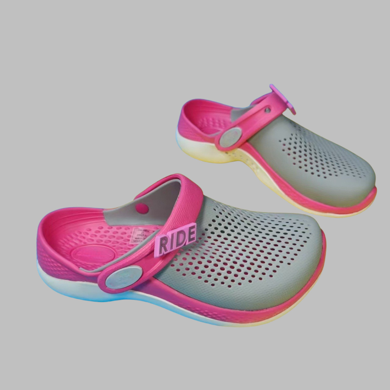 Dječje sandale Crocs stila s perforacijama, EVA gornji dio, zatvoren vrh, unisex, za uzrast 4–16, ljeto 2024