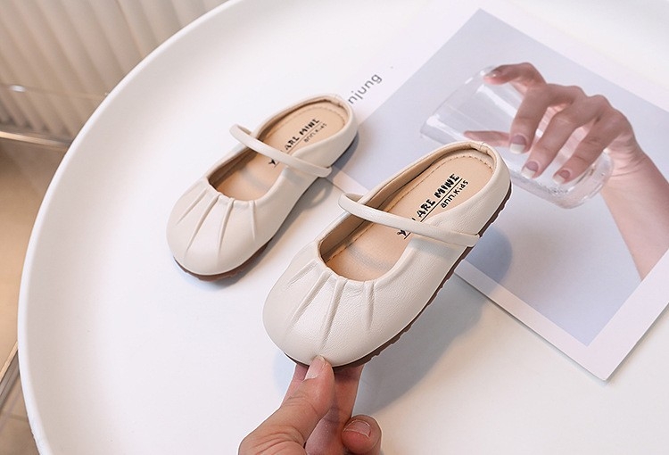 Dječje ljetne slip-on papuče, stil princeze s zatvorenim prstom, mekana podloga