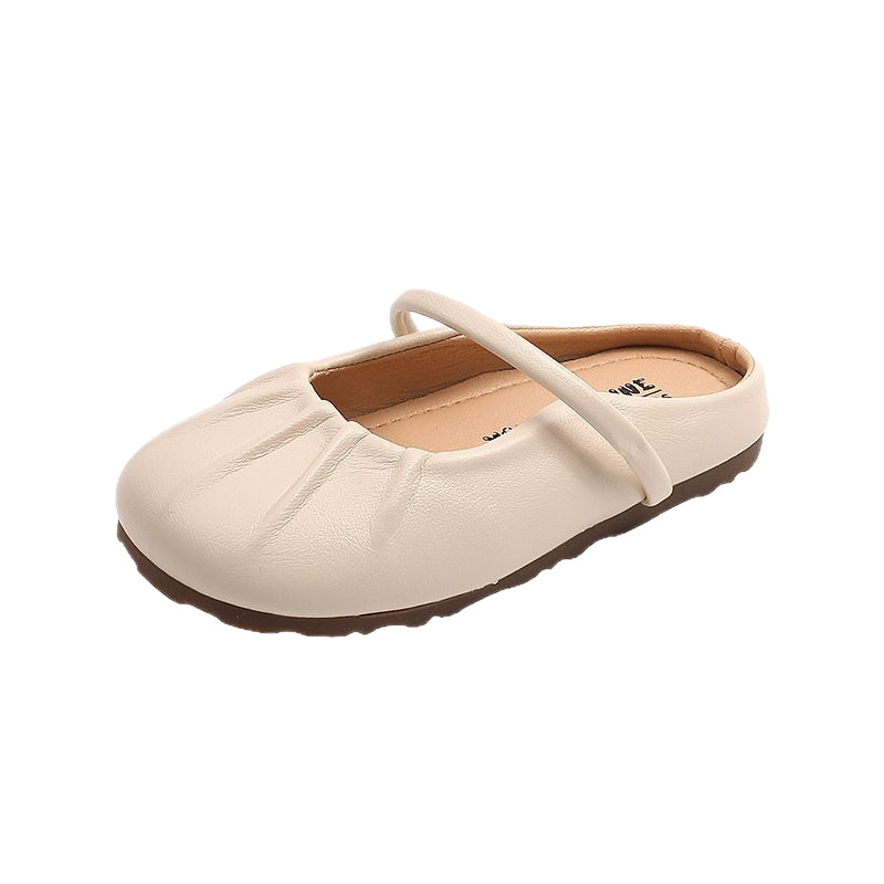 Dječje ljetne slip-on papuče, stil princeze s zatvorenim prstom, mekana podloga