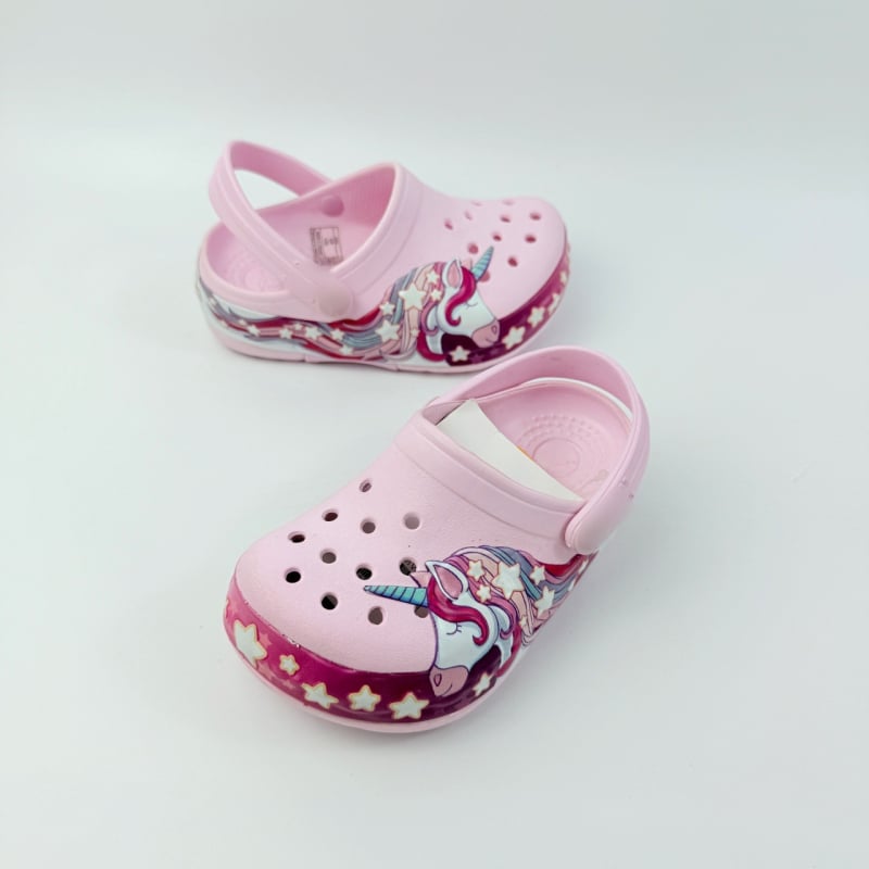 Dječje Crocs klompe s motivima sirena, Pegaz i jednorog za plažu – Unisex