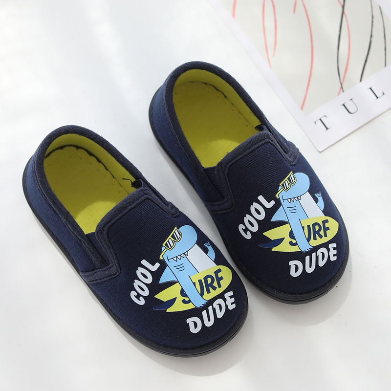 Unique Cartoon sussid, puuvillane ülemine osa, sise kasutamiseks