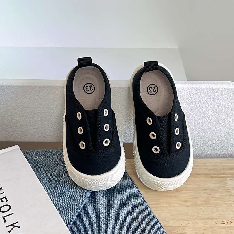 Dječje platnene slip-on tenisice, mid-top, TPU potplat, za djecu 1-3 godine, prugasti retro stil, izlazak jesen 2024