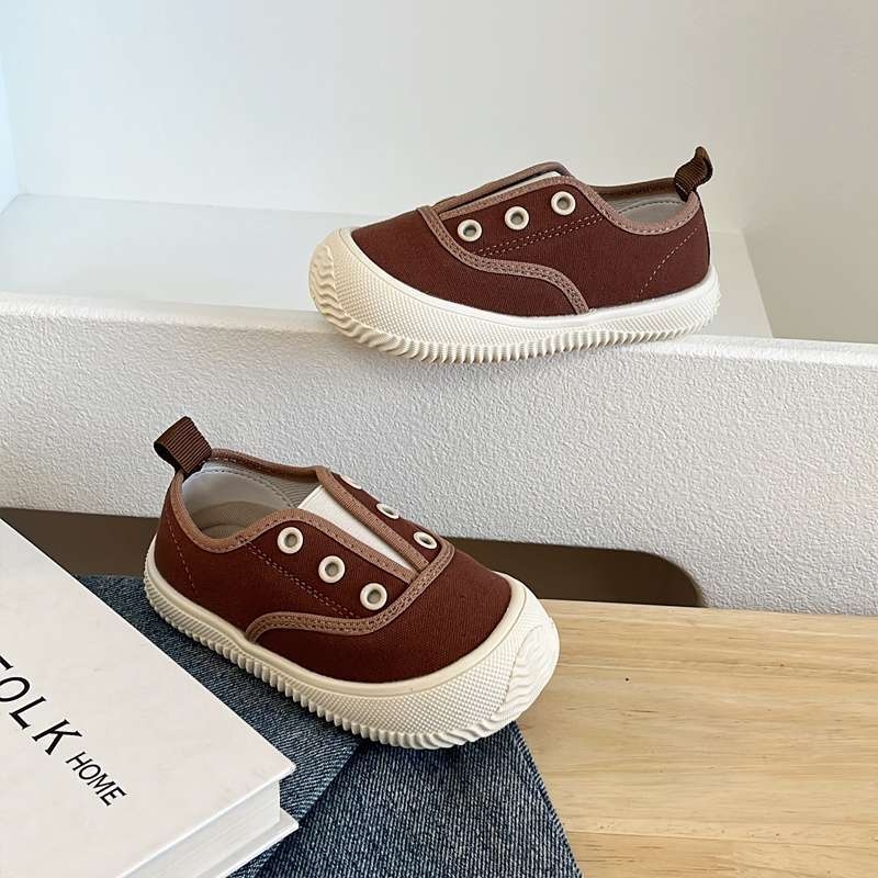 Dječje platnene slip-on tenisice, mid-top, TPU potplat, za djecu 1-3 godine, prugasti retro stil, izlazak jesen 2024