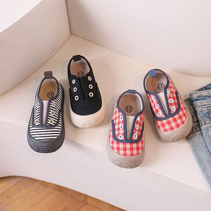 Dječje platnene tenisice, srednje visine, Velcro kopčanje, TPR potplat, korejski stil, 4-6 godina