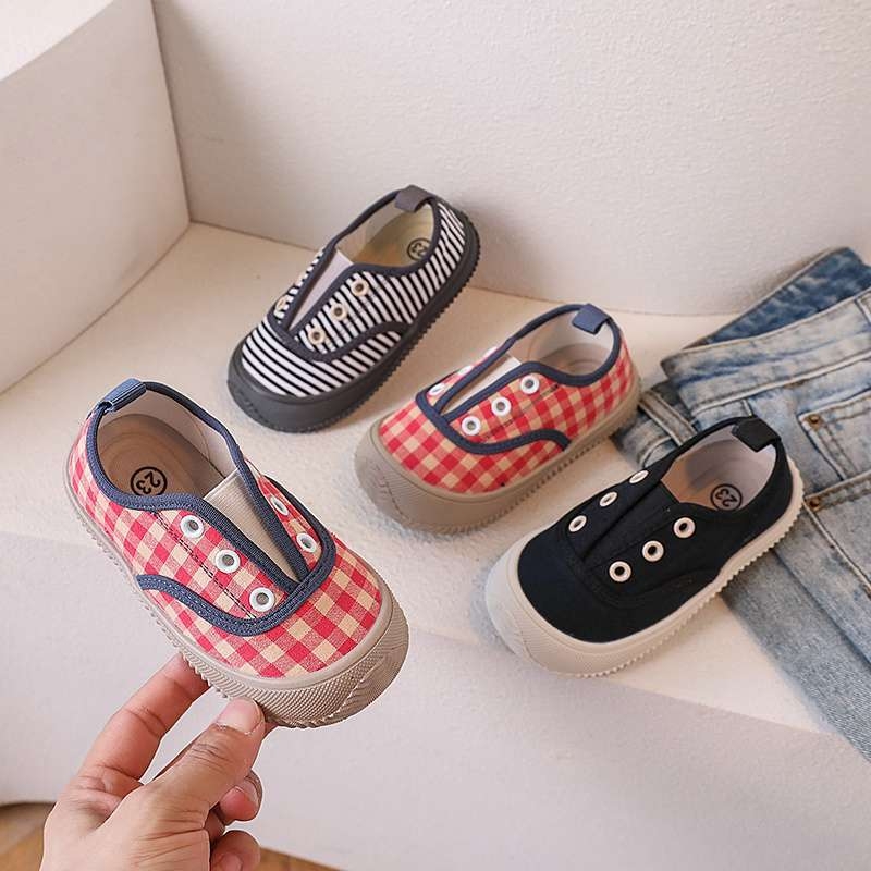 Dječje platnene tenisice, srednje visine, Velcro kopčanje, TPR potplat, korejski stil, 4-6 godina