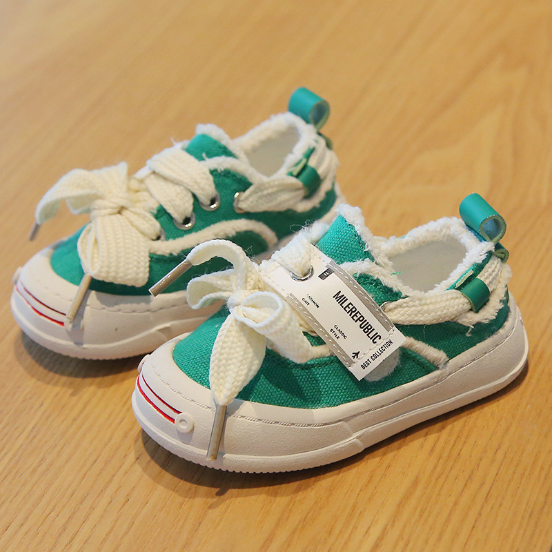 Dječje platnene tenisice slip-on, unisex, prozračne, za proljeće i jesen