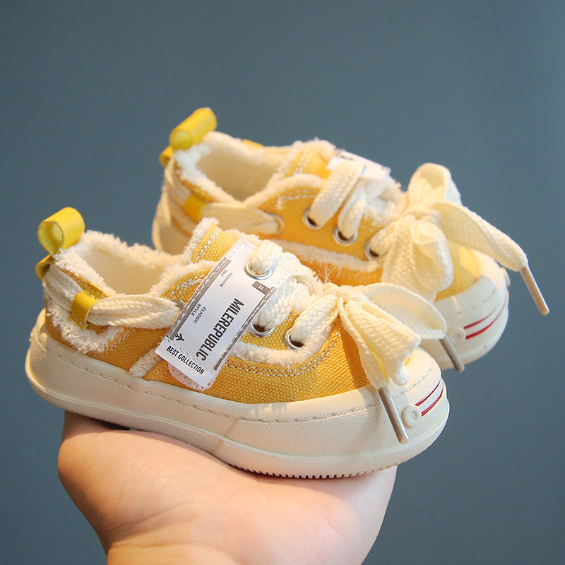 Dječje platnene tenisice slip-on, unisex, prozračne, za proljeće i jesen