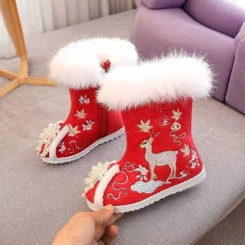 Meitenēm paredzēti bērnu apavi ar lina augšpusi un gumijas zoli, 2 gadu vecumam, 2024. gada pavasaris