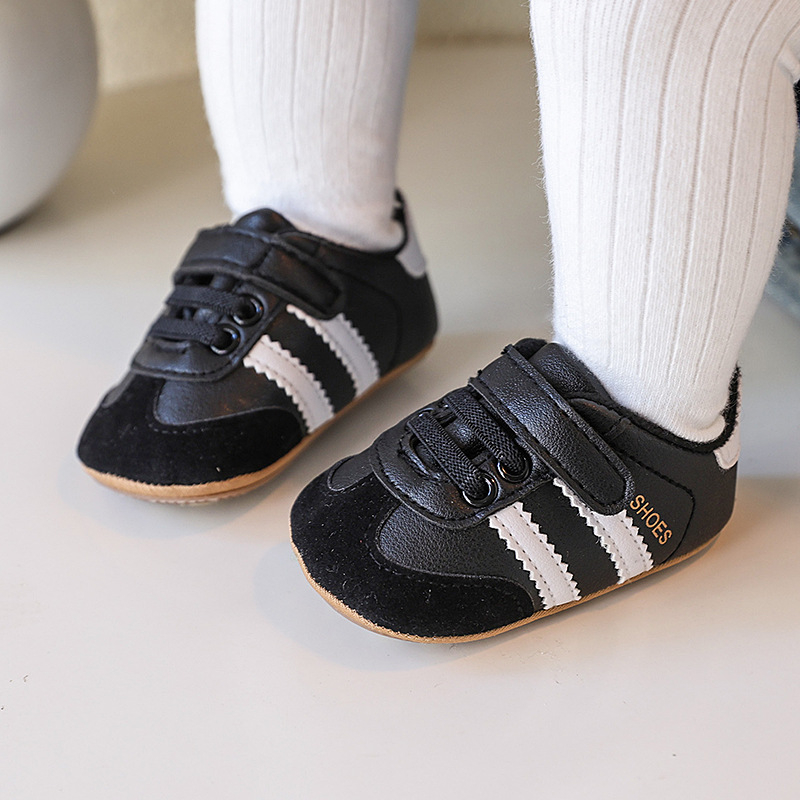 Toddler tenisice: gornji dio od sintetičke kože, prozračne, anti-slip meka potplata, Velcro zatvarač, unisex, proljeće–jesen, 12–36 mjeseci, sportski stil