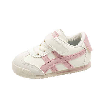 Forrest Gump stil dječje tenisice, unisex, mekana potplat, Velcro zatvaranje, niski gornji dio, prugasti uzorak, proljeće i jesen, 12–36 mjeseci