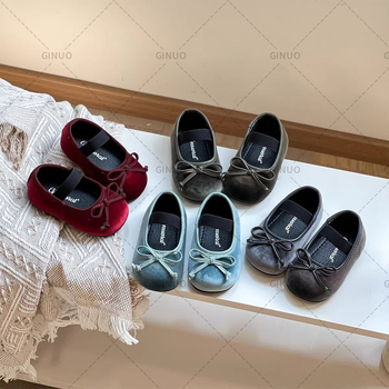 Proljetne mekane cipele za bebe djevojčice, korejskog stila, svestrane cipele princeze za 12–36 mjeseci, sintetička koža