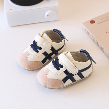 Unisex dječje tenisice od umjetne kože, Velcro kopčanje, opušten stil, proljeće 2025
