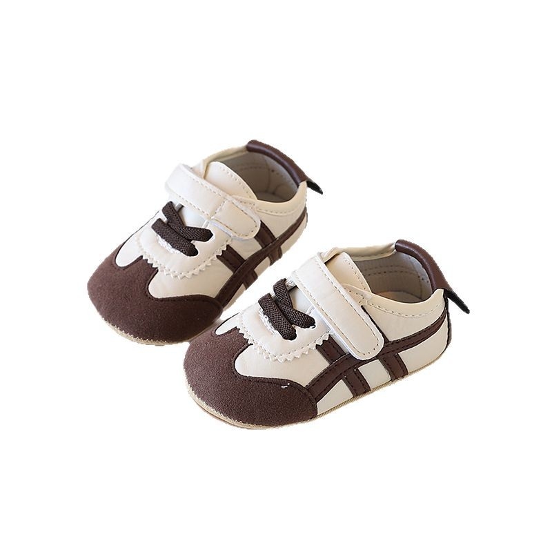 Unisex dječje tenisice od umjetne kože, Velcro kopčanje, opušten stil, proljeće 2025