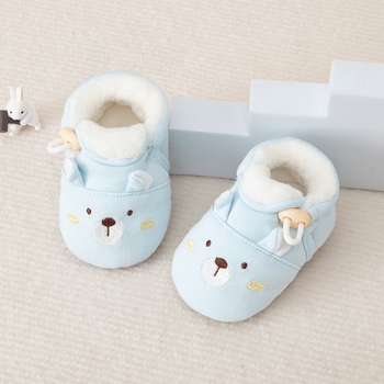 Zimske cipele za bebe s cartoon motivom na pamuku, mekana protuklizna potplata, unisex