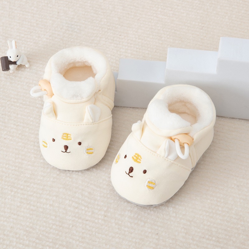 Zimske cipele za bebe s cartoon motivom na pamuku, mekana protuklizna potplata, unisex