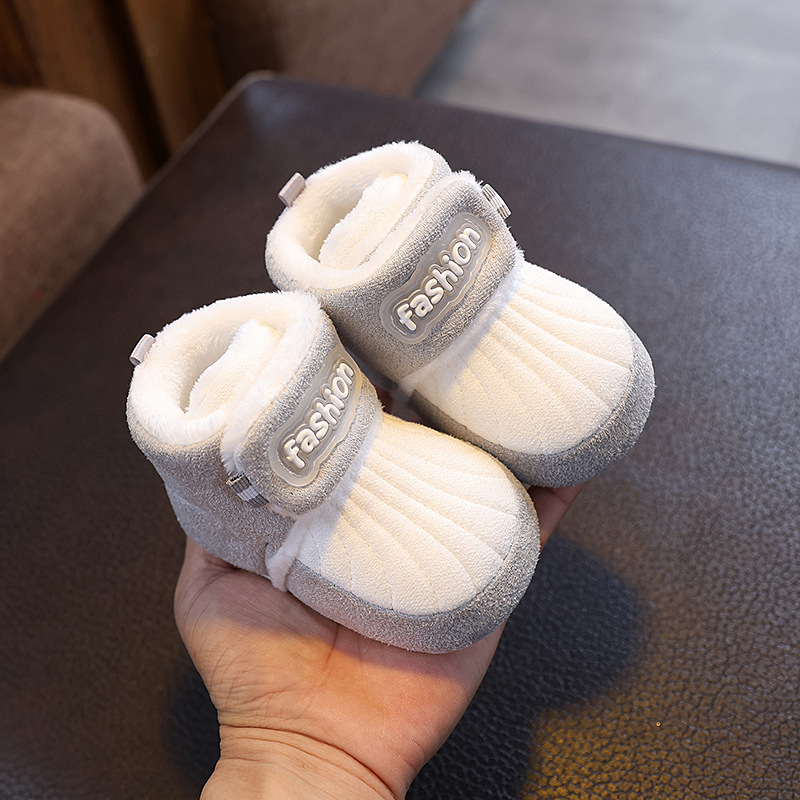 Unisex zimske cipele za bebe s mekom potplatom, sportski stil, za dob 12–36 mjeseci, gornji materijal: Drugo