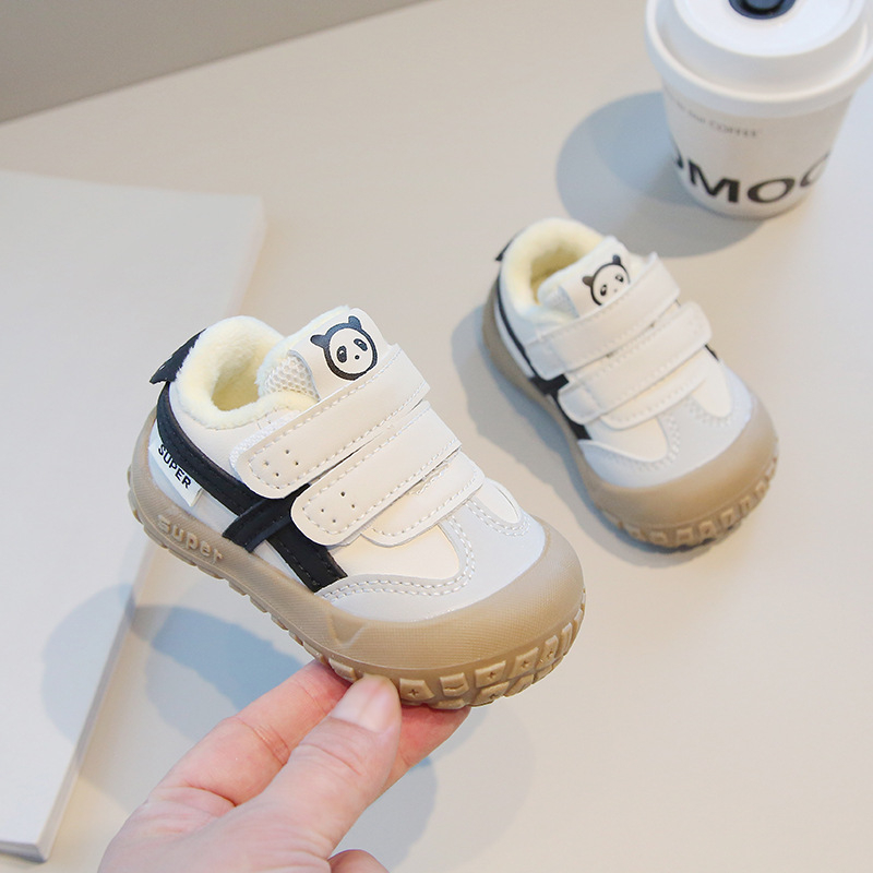 Zimske tenisice za bebe i malu djecu, mekana potplata, fleece podstava, vodootporne, protuklizne i otporne na habanje, 12–36 mjeseci, unisex s Velcro zatvaračem
