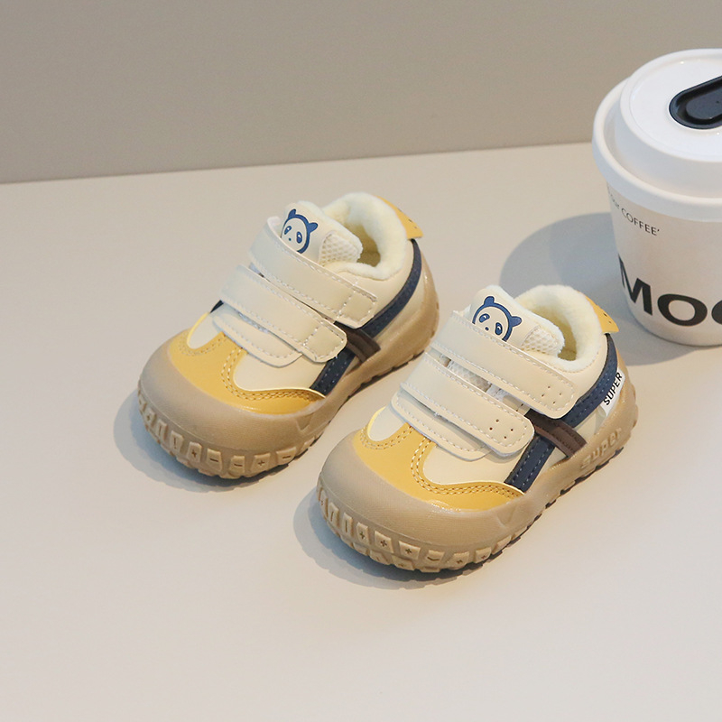 Zimske tenisice za bebe i malu djecu, mekana potplata, fleece podstava, vodootporne, protuklizne i otporne na habanje, 12–36 mjeseci, unisex s Velcro zatvaračem