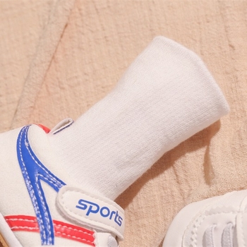 Dječje tenisice s mekanom potplatom, prugasta PU koža, Velcro kopčanje, protuklizne, 12–36 mjeseci, proljeće–zima