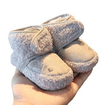 Dječje zimske cipelice s fleece podstavom, topla pamučna obuća za bebe, jesen-zima, protuklizne, Velcro zatvarač
