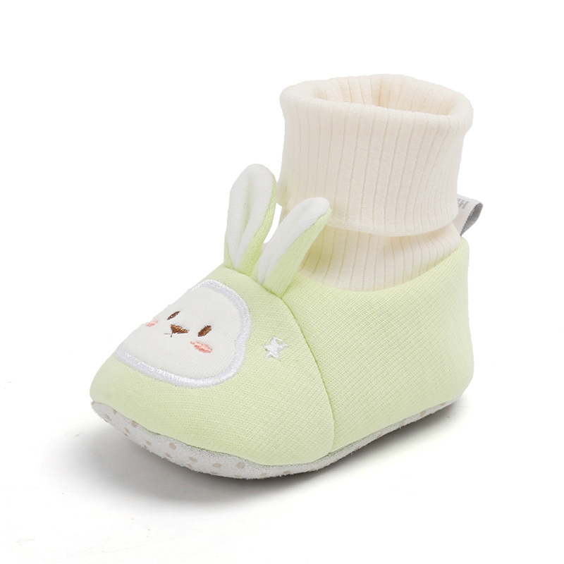 Silly Baby antislip unutarnje papučice za bebe, tople hodajuće cipele s motivom zeca, za 6–12 mjeseci, proljeće‑jesen‑zima