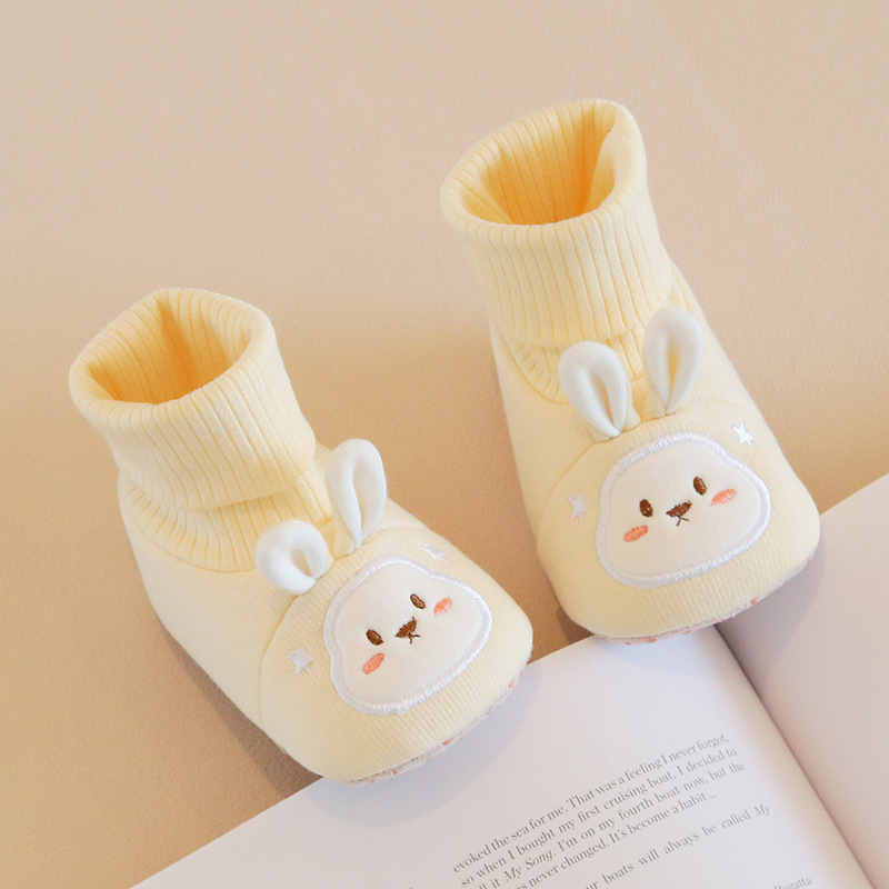 Silly Baby antislip unutarnje papučice za bebe, tople hodajuće cipele s motivom zeca, za 6–12 mjeseci, proljeće‑jesen‑zima