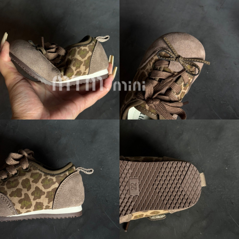 Jesen 2025 dječje tenisice s leopard printom, mekanom podstavom, Velcro zatvarač, casual obuća za 12–36 mjeseci, unisex