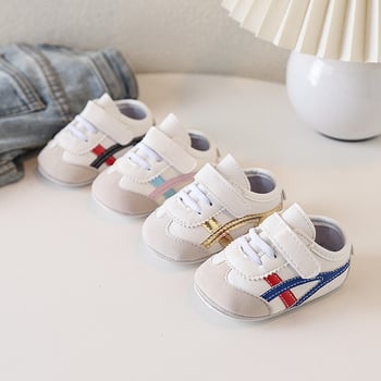 Dječje cipele za bebe unisex, gornji dio od sintetičke kože, protivklizna potplata, Velcro zatvaranje, korejski stil, proljeće i jesen, uzrasti 12–36 mjeseci i 24–48 mjeseci