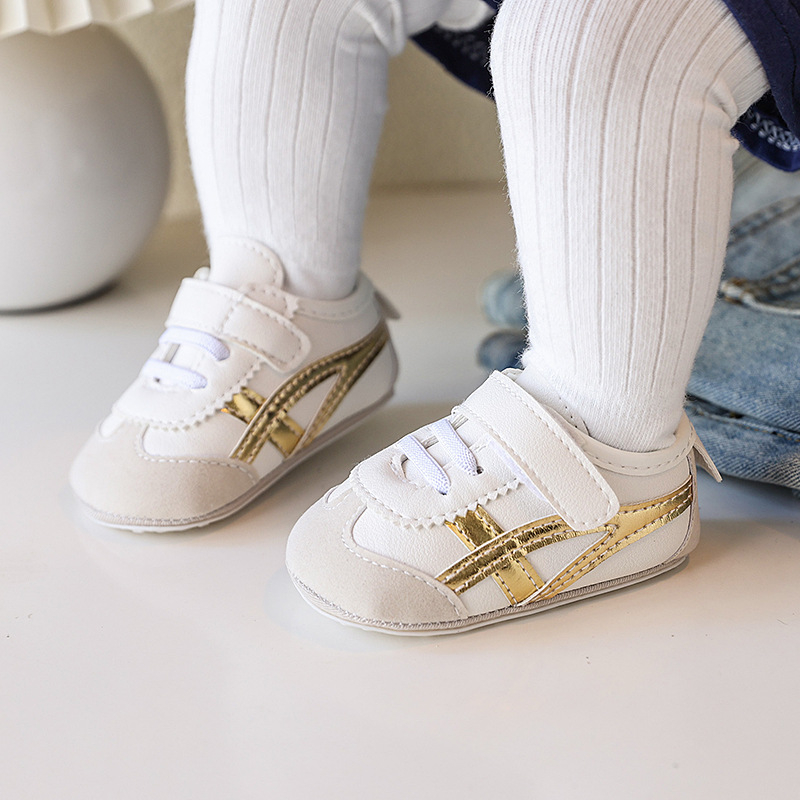 Dječje cipele za bebe unisex, gornji dio od sintetičke kože, protivklizna potplata, Velcro zatvaranje, korejski stil, proljeće i jesen, uzrasti 12–36 mjeseci i 24–48 mjeseci