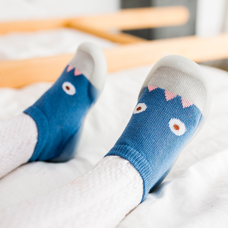 Dječje unutarnje cipele s protukliznim potplatom – cipele za učenje hodanja s otiskom čudovišta, izdržljive, unisex, 12–36 mjeseci