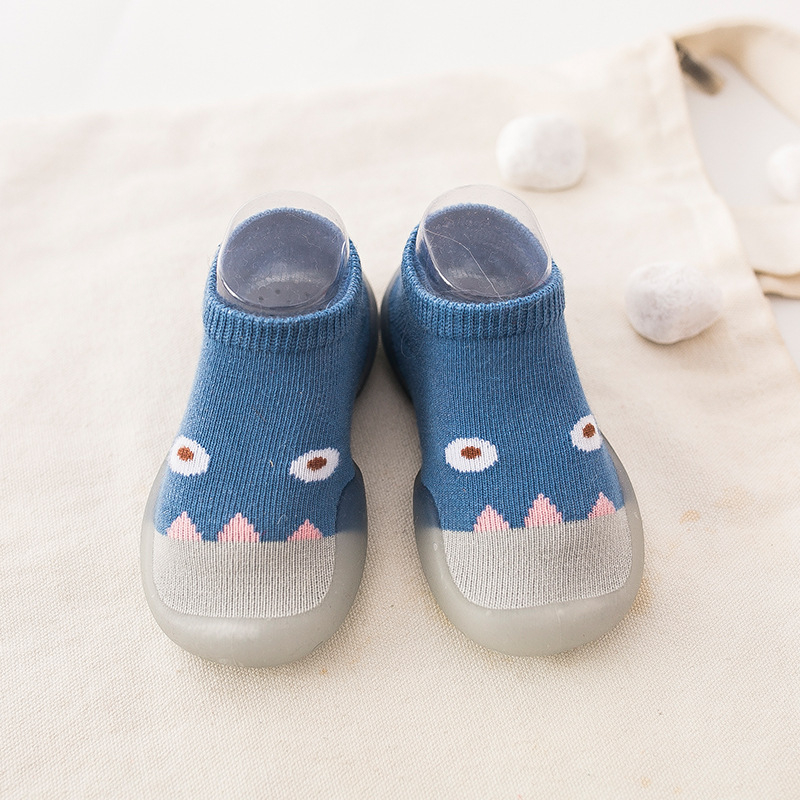 Dječje unutarnje cipele s protukliznim potplatom – cipele za učenje hodanja s otiskom čudovišta, izdržljive, unisex, 12–36 mjeseci