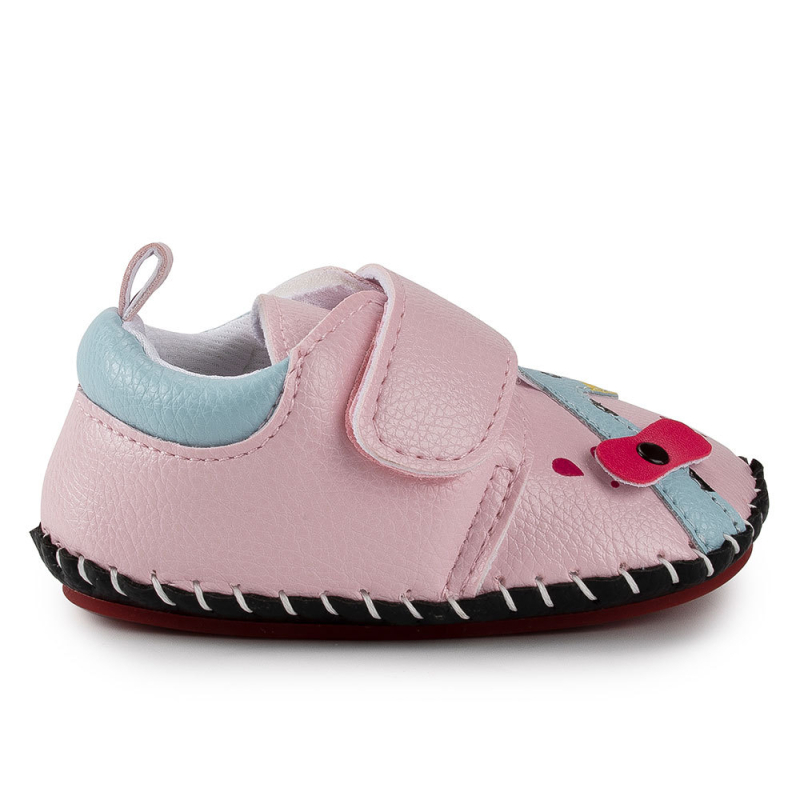 Dječje cipele za prve korake s gumom, anti-slip, cartoon dizajn, Velcro zatvarač, niski vrh, unisex, za 12–48 mjeseci, pogodne za proljeće, jesen i zimu
