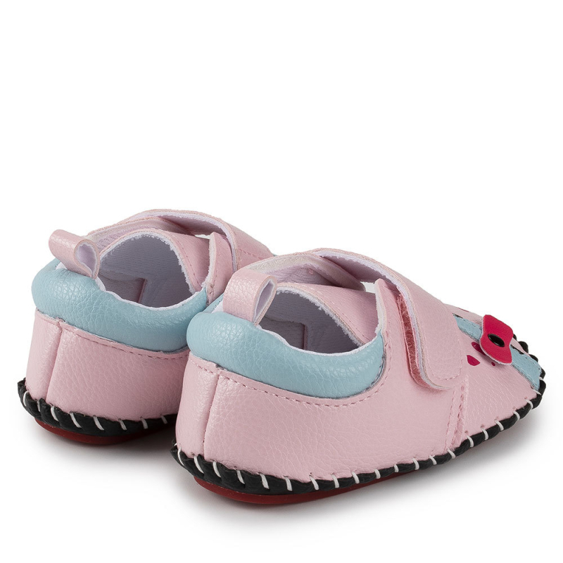 Dječje cipele za prve korake s gumom, anti-slip, cartoon dizajn, Velcro zatvarač, niski vrh, unisex, za 12–48 mjeseci, pogodne za proljeće, jesen i zimu