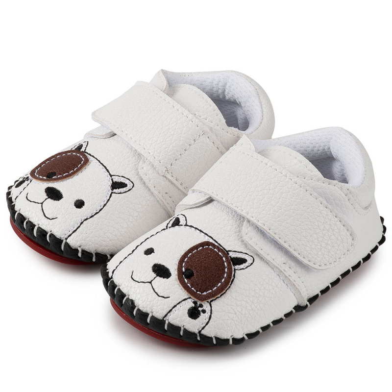 Dječje cipele za prve korake s gumom, anti-slip, cartoon dizajn, Velcro zatvarač, niski vrh, unisex, za 12–48 mjeseci, pogodne za proljeće, jesen i zimu