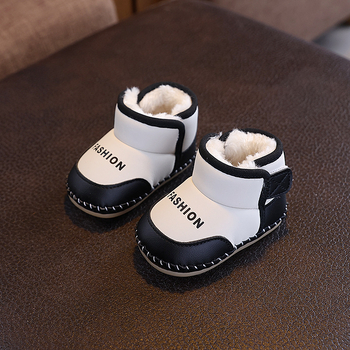 2025 zimske bebi čizme od pamuka, tople snježne cipelice za bebe 0–1 godina, unisex, fleece podstava, mek potplat