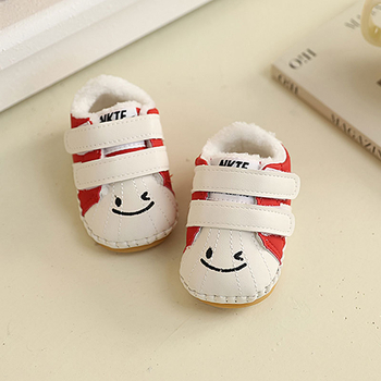 Zimske cipelice za bebe 6–12 mjeseci s mekom potplatom, unisex, Velcro zatvaranje, crtani stil