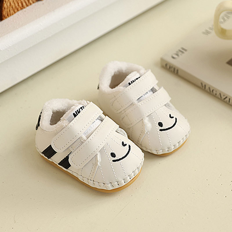 Zimske cipelice za bebe 6–12 mjeseci s mekom potplatom, unisex, Velcro zatvaranje, crtani stil